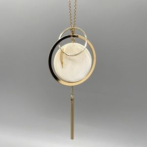 **NEW**  13” Pendant Drop 14K Gold Plated Necklace.  Never worn.